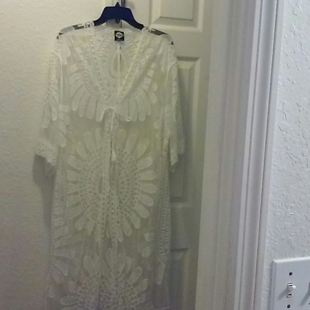 Ladies Lace Kimono Cardigan